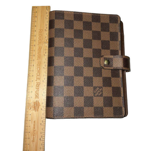 Louis Vuitton Damier Ebene Medium MM Ring Agenda Cover - Picture 9 of 16